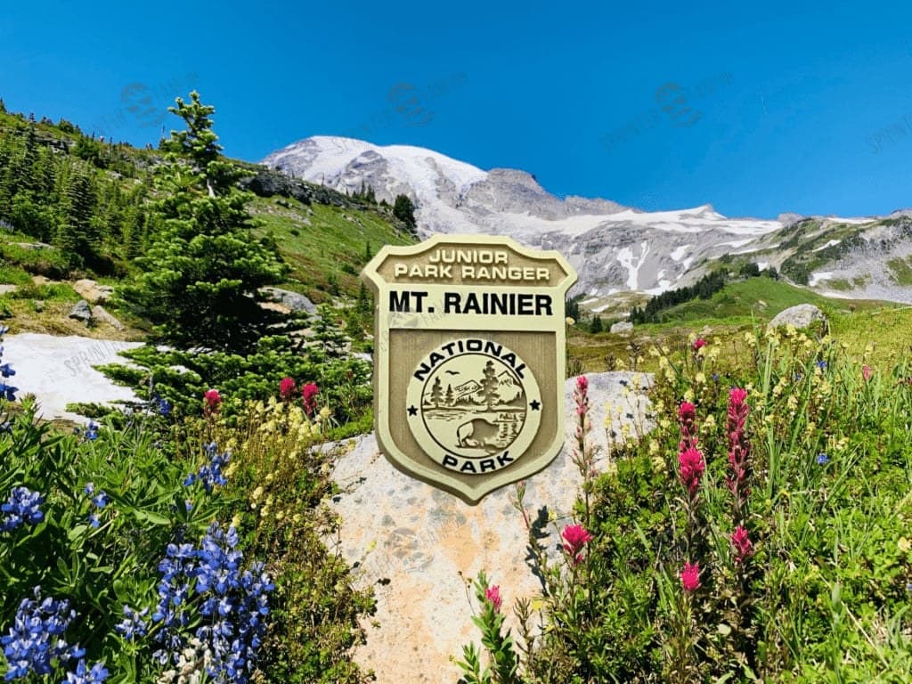 Mount Rainier Junior Ranger Badge