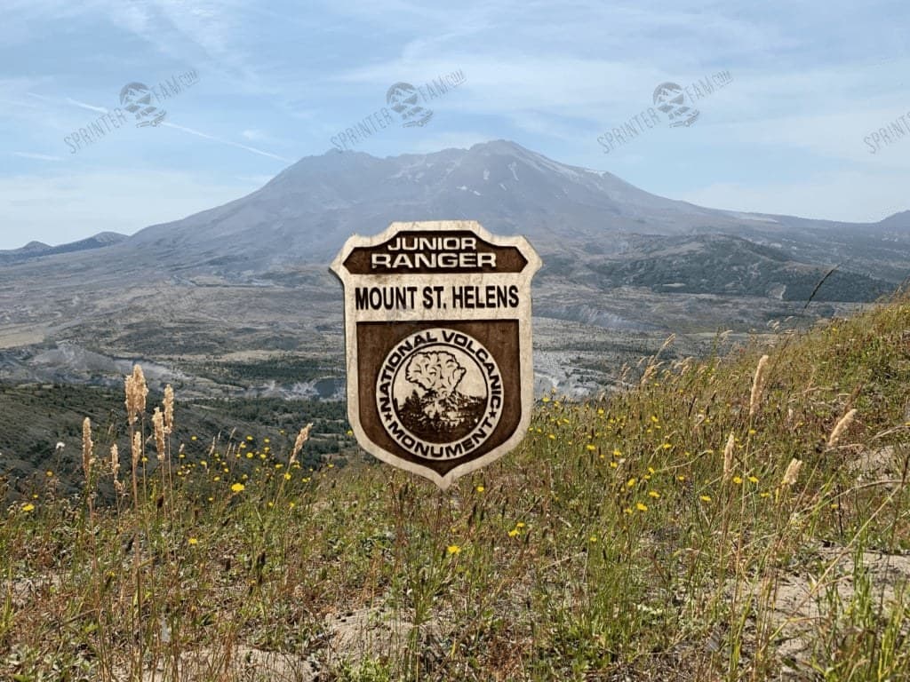 Mount St. Helens Junior Ranger Badge