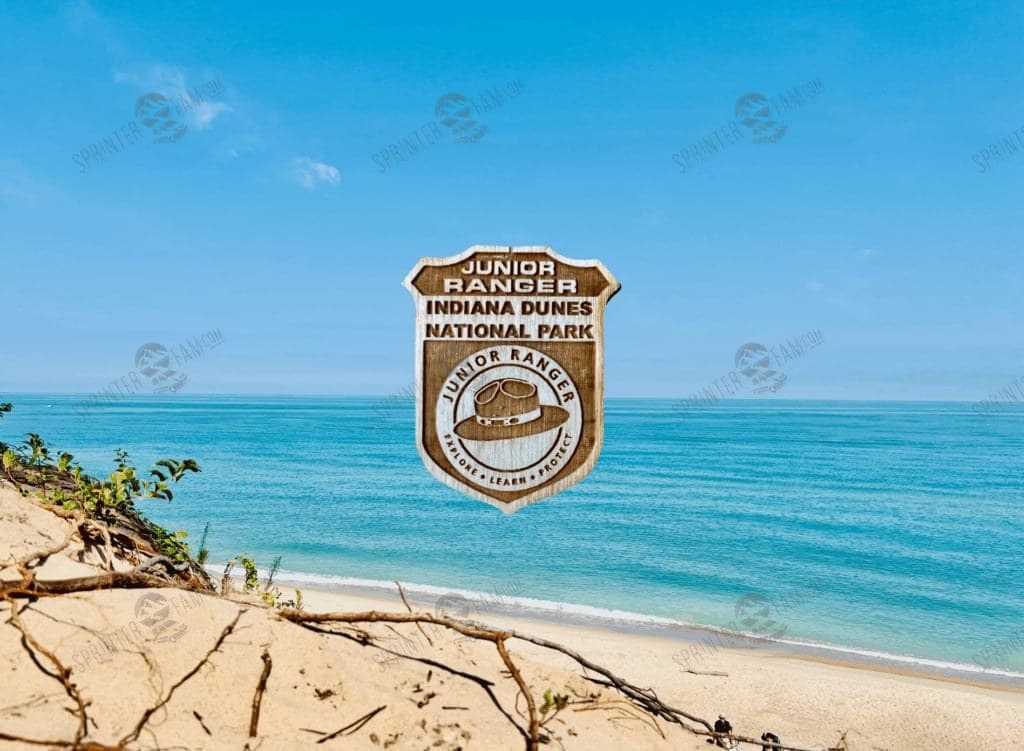 Indiana Dunes Junior Ranger Badge
