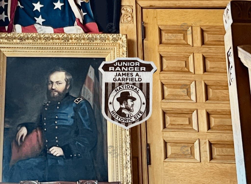 James A. Garfield Junior Ranger Badge