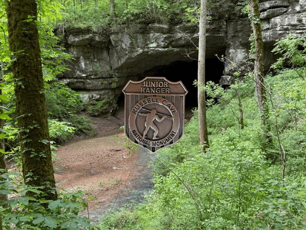 Russell Cave Junior Ranger Badge