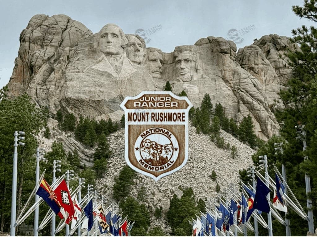 Mount Rushmore Junior Ranger Badge