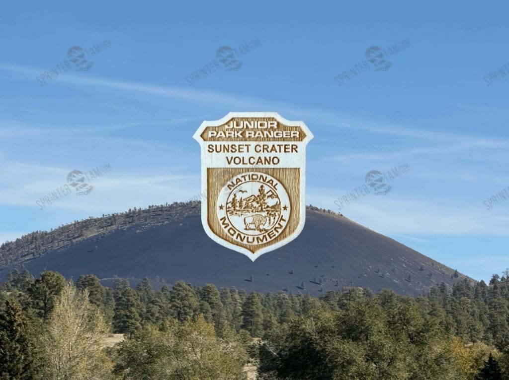 Sunset Crater Volcano Junior Ranger Badge