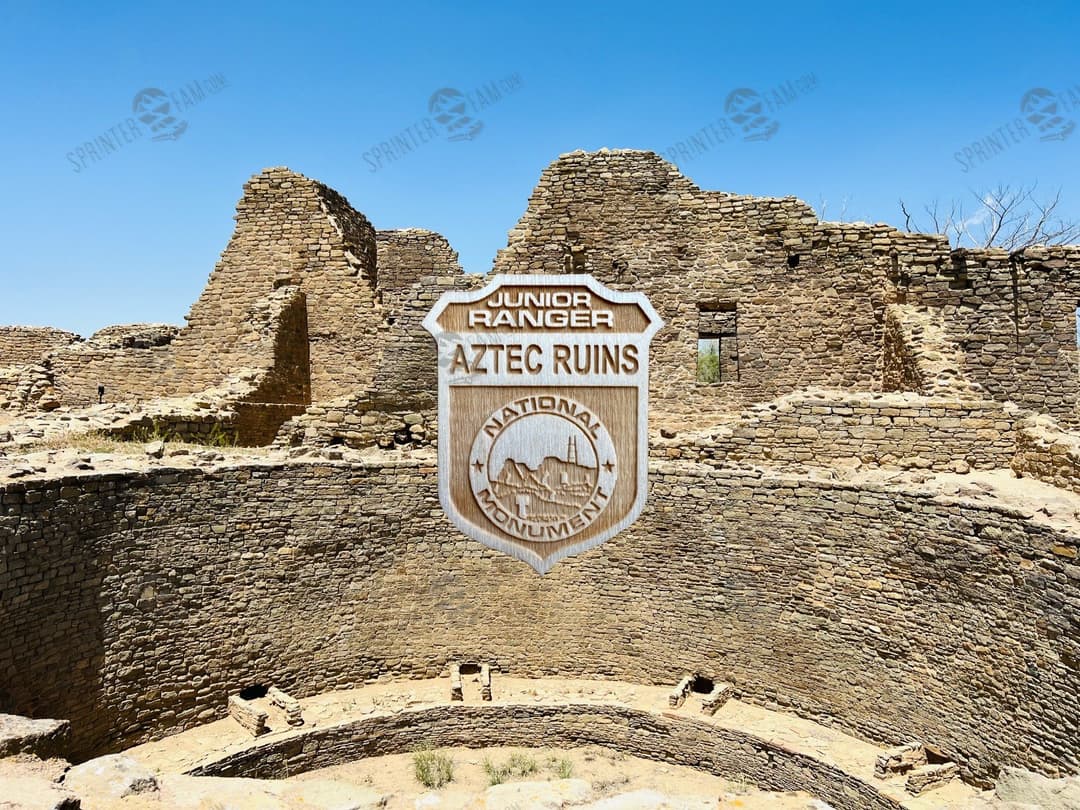 Aztec Ruins Junior Ranger Badge