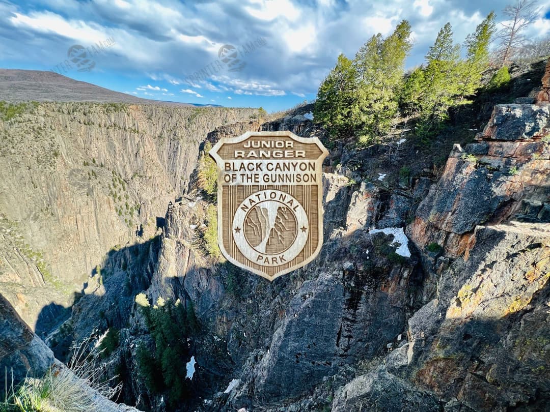 Black Canyon of the Gunnison Junior Ranger Badge