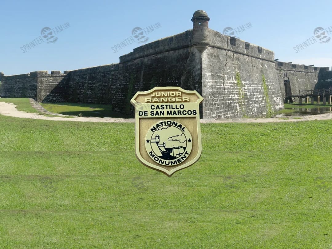Castillo de San Marcos Junior Ranger Badge