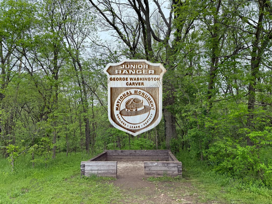 George Washington Carver Badge Junior Ranger Badge