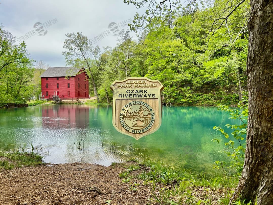 Ozark National Scenic Riverways Junior Ranger Badge