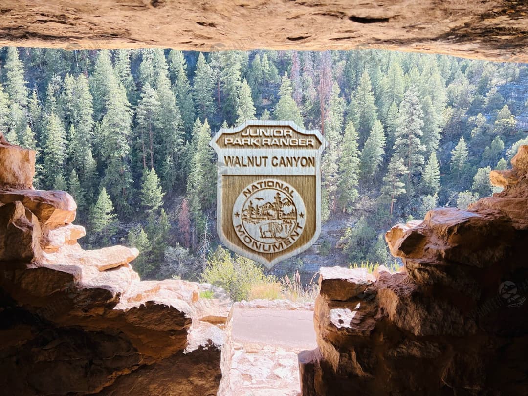 Walnut Canyon Junior Ranger Badge
