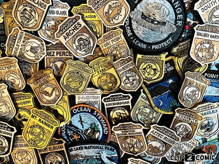 Junior Ranger Badge Collection