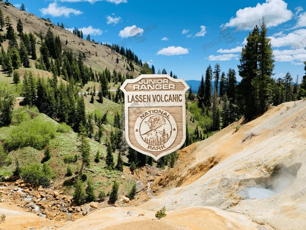 Junior Ranger Badge Lassen Volcanic National Park