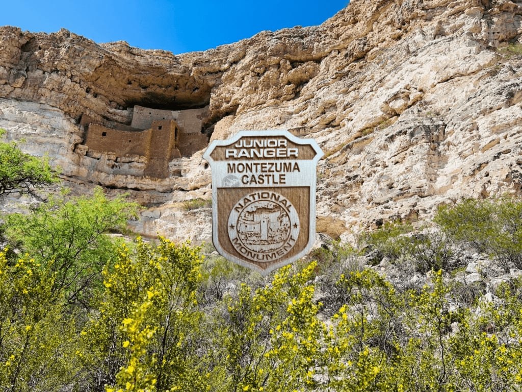 Montezuma Castle National Monument Junior Ranger badge