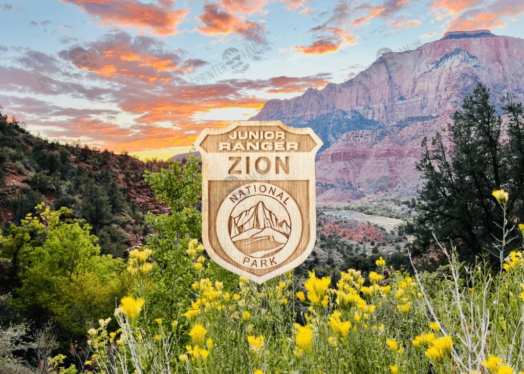 Zion National Park Junior Ranger badge